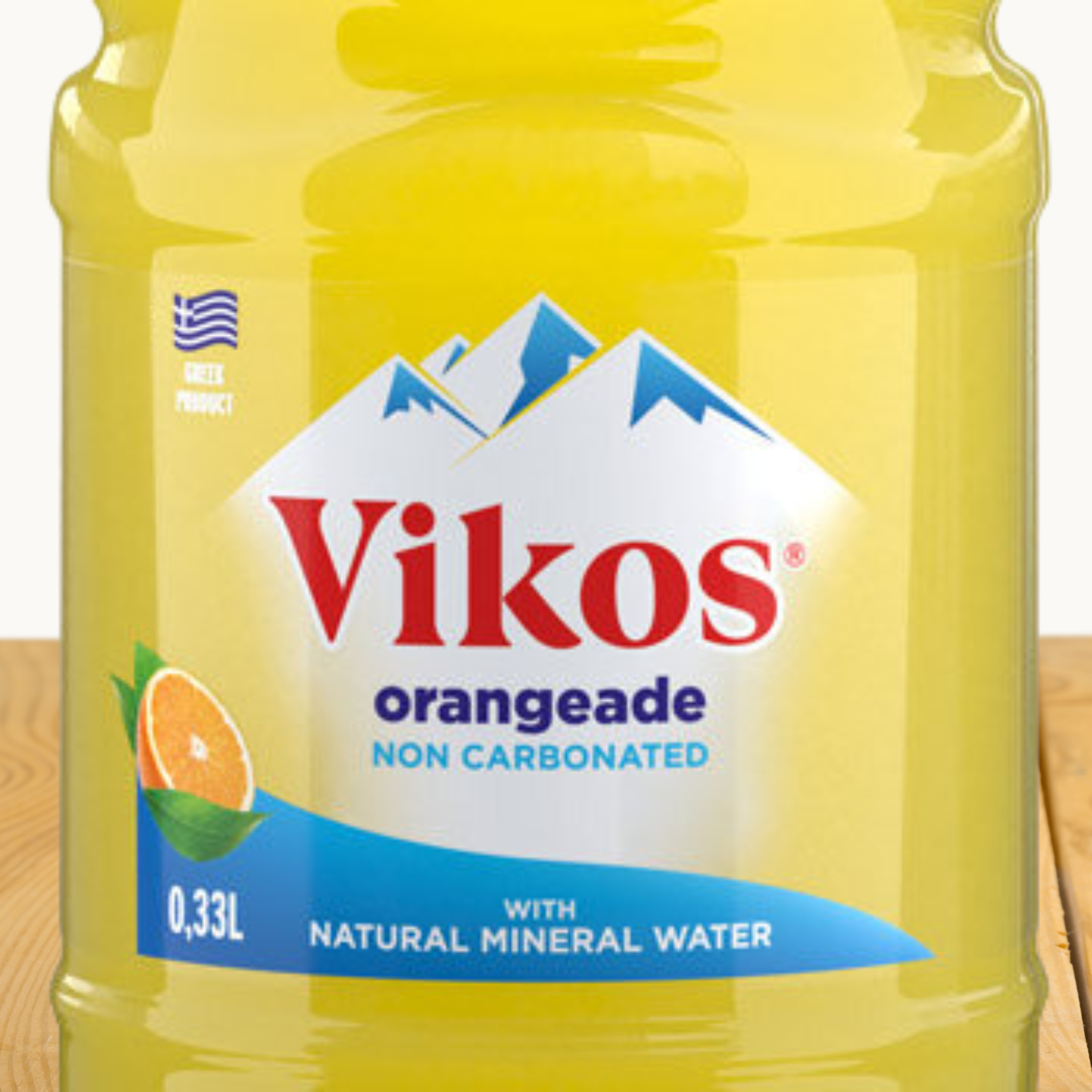 VIKOS Orangenlimonade (Ohne Kohlensaüre), in 330ml Plastikflasche