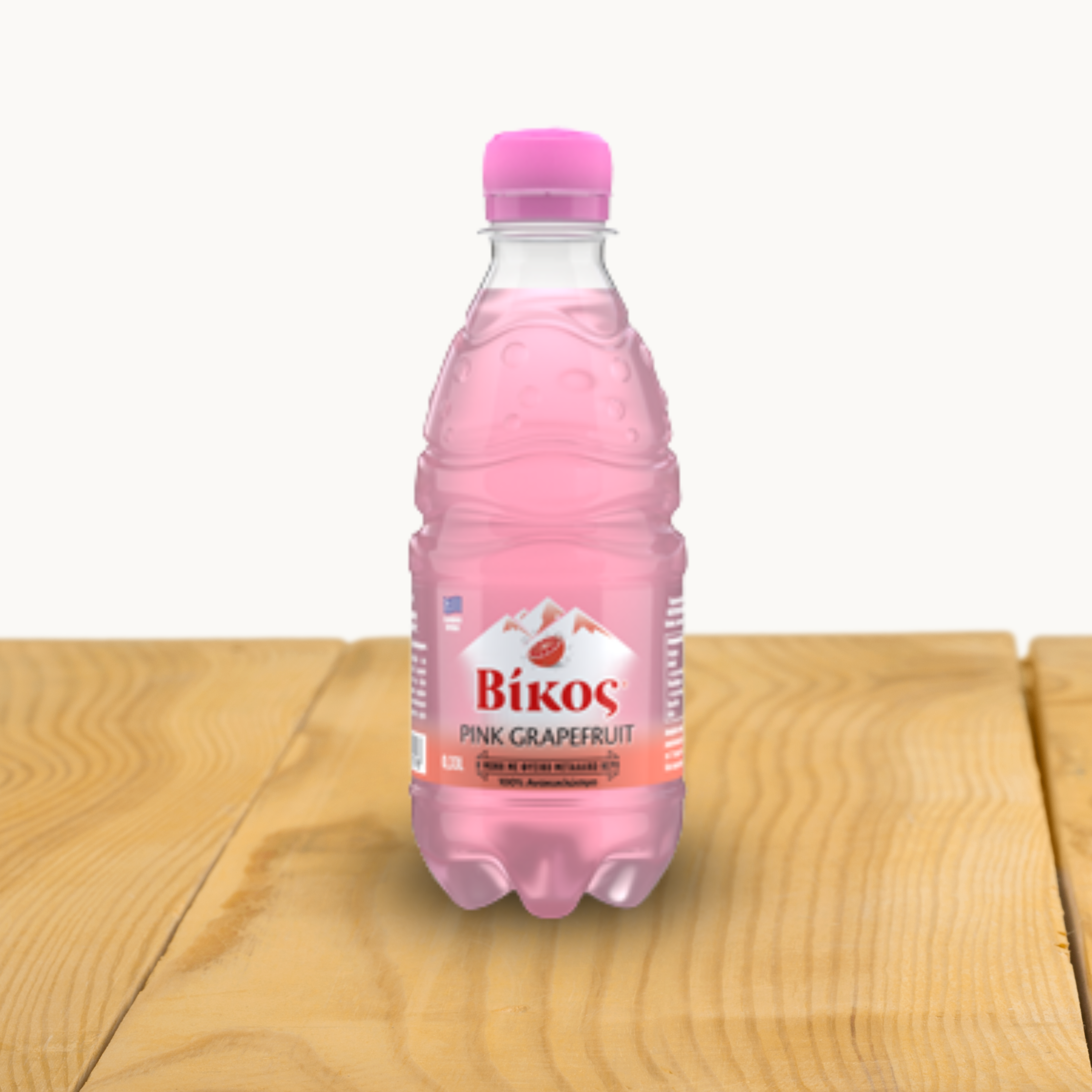 VIKOS Pink Grapefruit Limo, in 330ml Plastikflasche