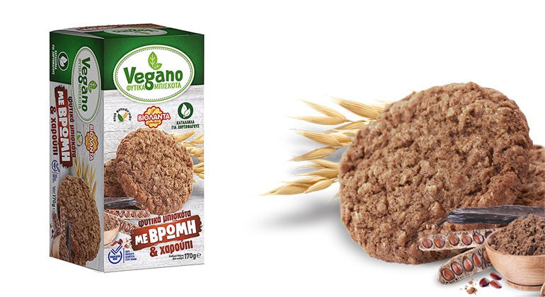 Violanta VEGANO Hafer und Johannisbrot Cookies Vegan 170gr