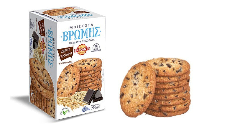 Cookies Hafer Kekse mit Schokostückchen 200g Violanta Biolanta