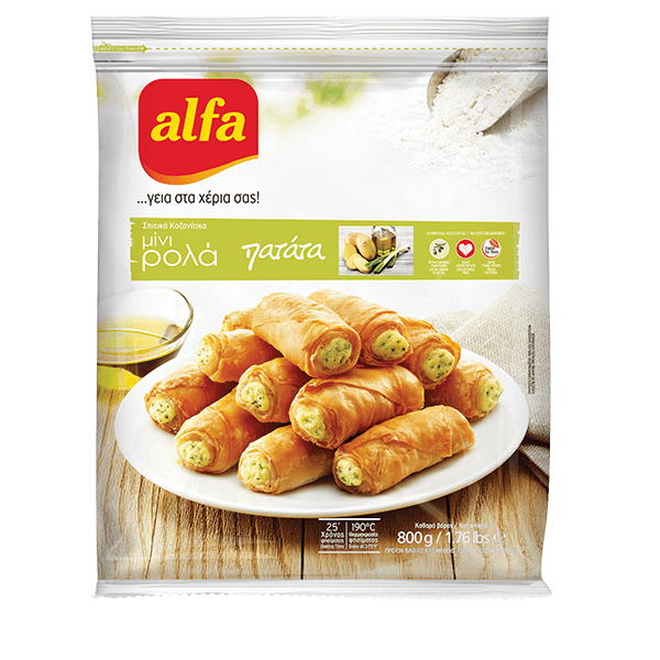 Alfa Pastry Kartoffel Mini Röllchen VEGAN 800gr