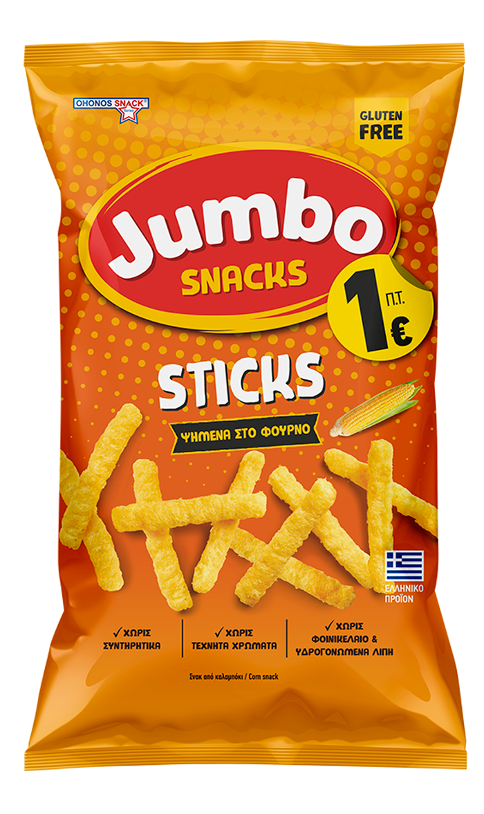 Jumbo Mais Sticks Snack 85gr