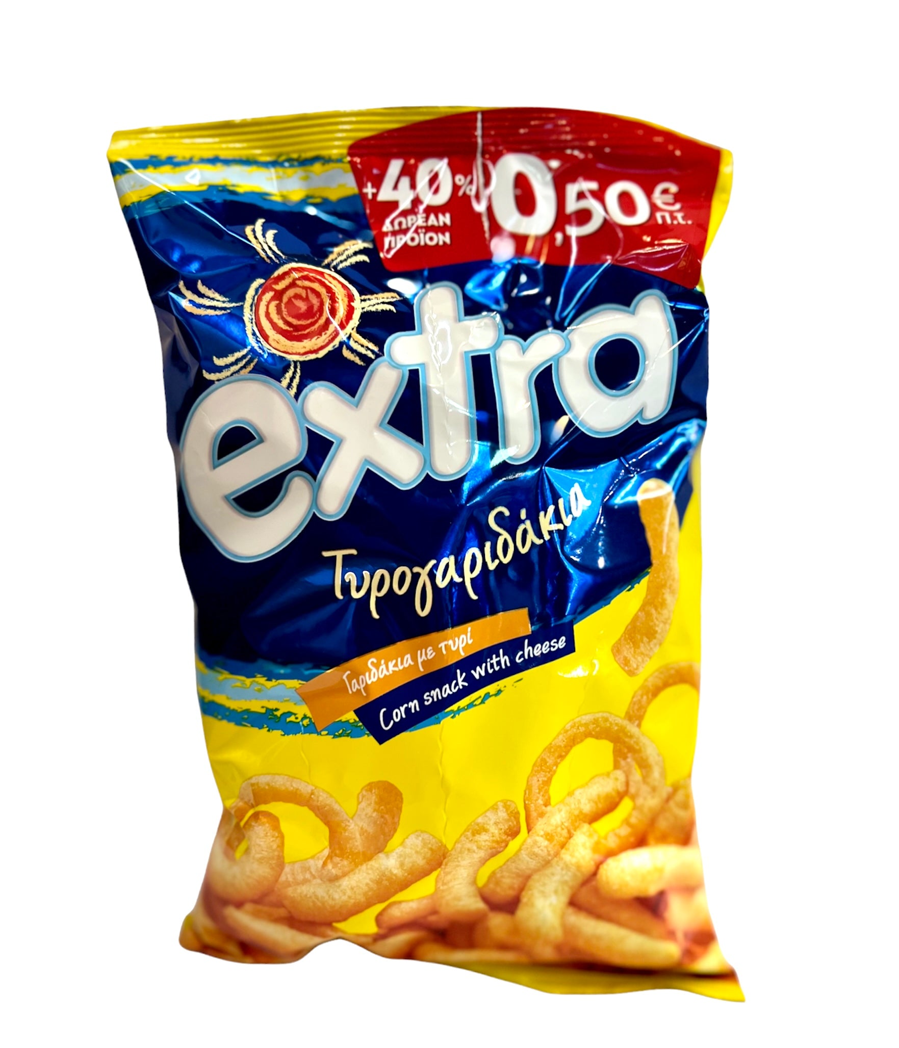 Käse  Snack Corn Snack with Cheese Extra Τυρογαριδακια 55g