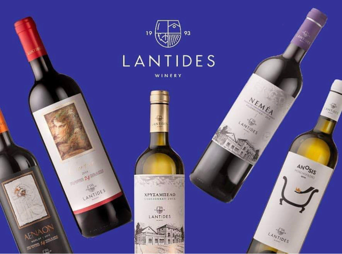 Lantides – Lantidis 13,5%V 100% 750ml Rot Wein Nemea Delifood trocken Agiorgitiko Pantera