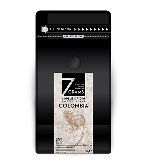 7 Gramm Espresso Single Origin Colombia 250g Ganze Espresso Bohnen