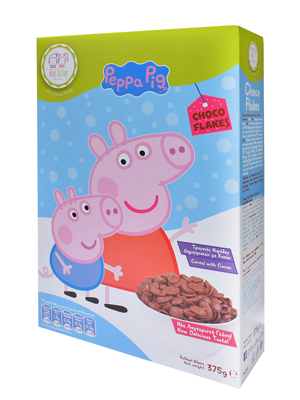 Peppa Pig Kids Valley Choco Flakes 375g