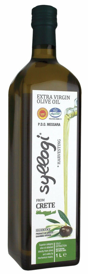 Bild in Slideshow öffnen, Extra Natives Olivenöl Sillogi aus Kreta Koroneiki Messara 1L - 5L
