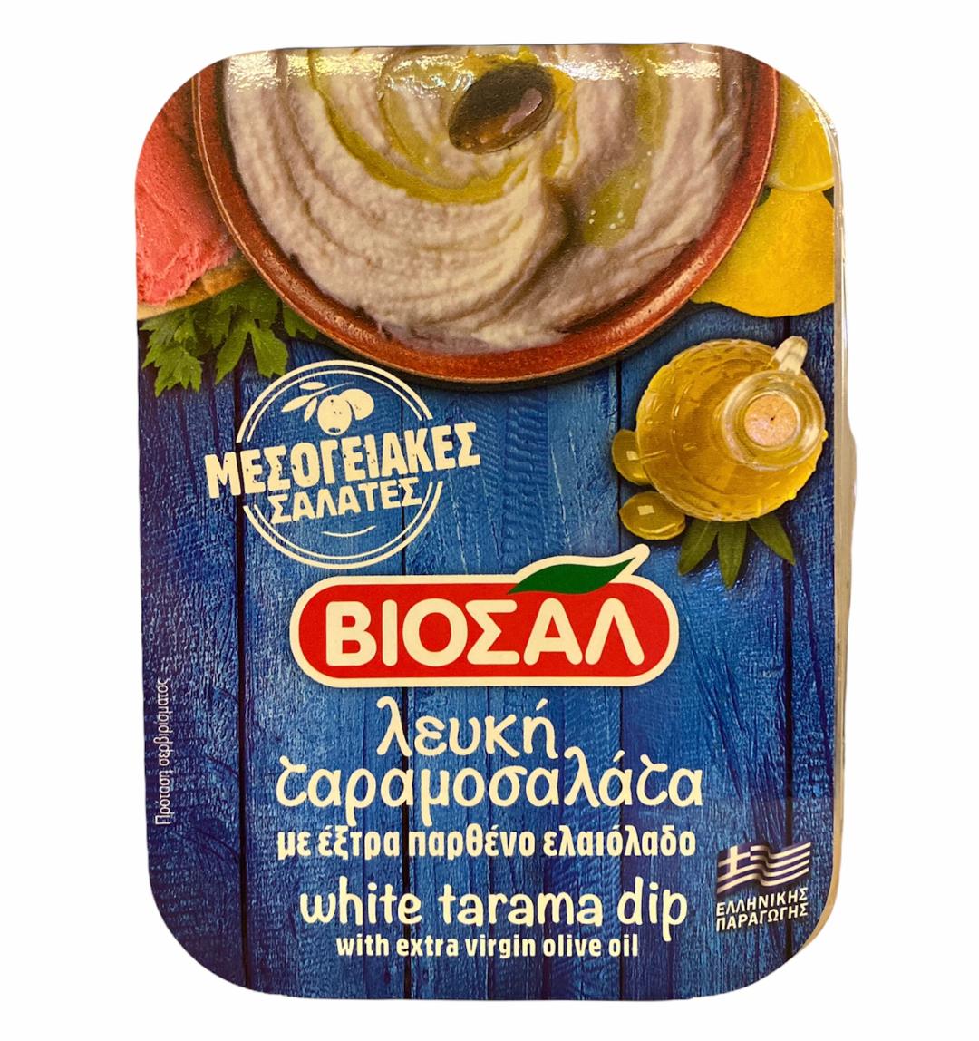 Tarama Weiß VEGAN Salat Dip mit extra nativem Olivenöl 200gr Viosal